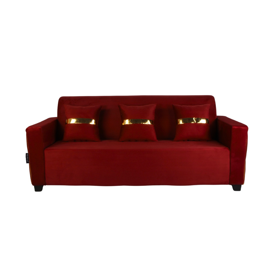 Primrose Eco Prima 3 Seater Sofa Set, - Maroon